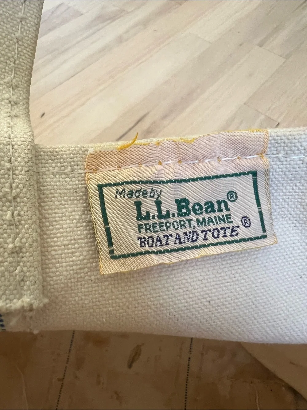 VTG LLBean Boat and Tote - Picture 3 of 11